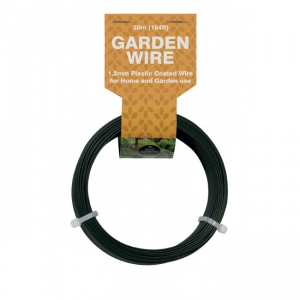 50m Garden Wire 1.2mm Plastic Coated