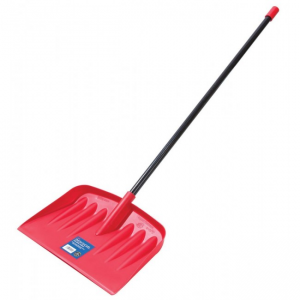 Snowshovel with Metal Handle Red