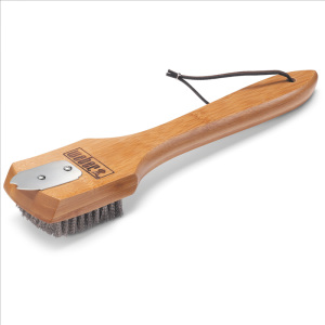 Grill Brush Small  12" Bamboo