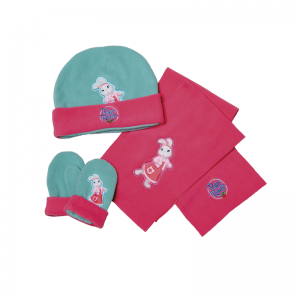 Lily Bobtail Hat, Glove & Scarf set