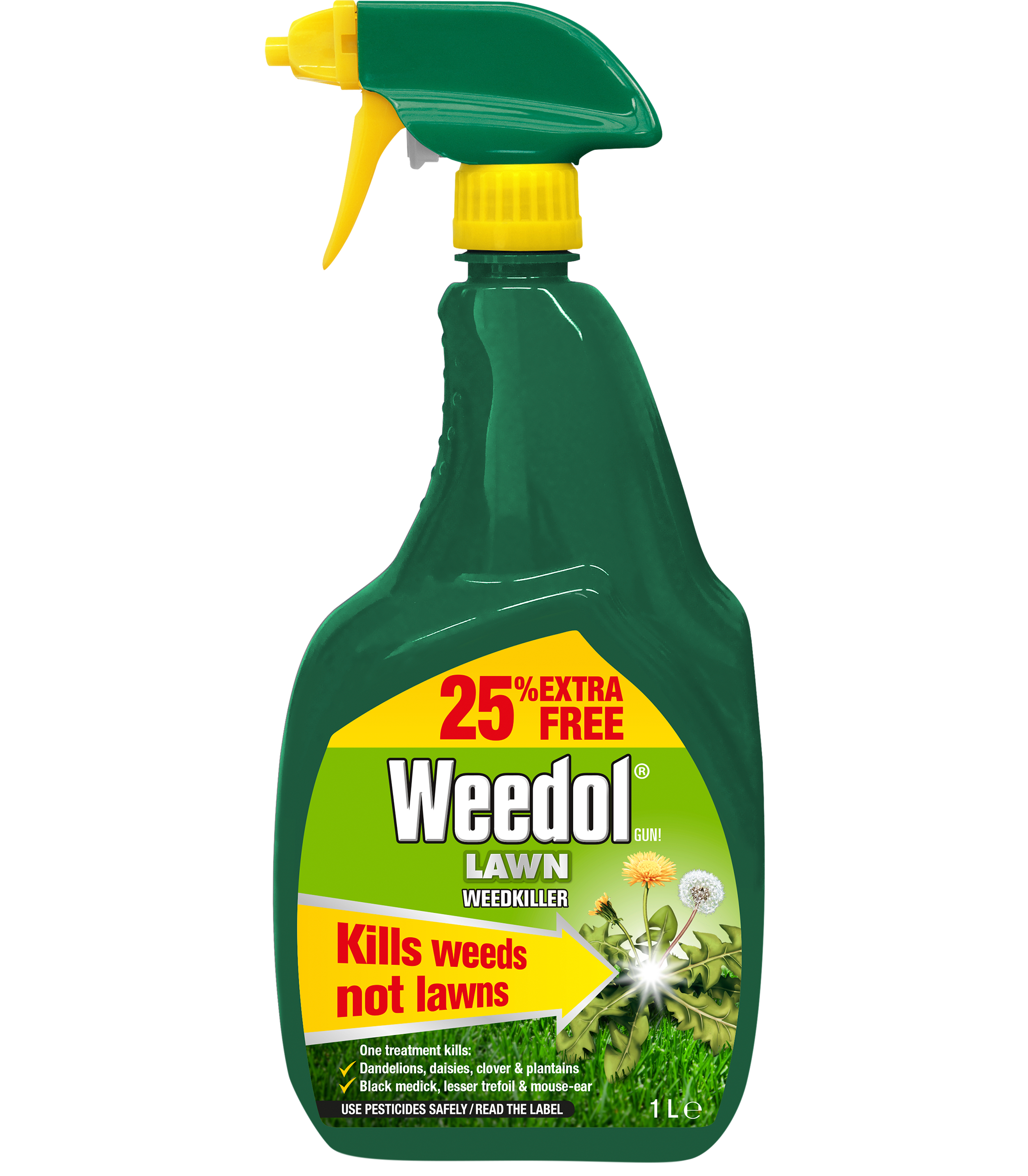 Weedol Gun Lawn Weedkiller 800ml +25%