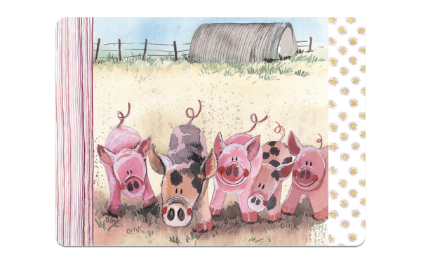 Five Little Pigs Placemat