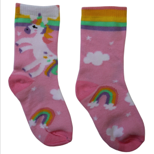 Unicorn Socks 6-12 Mths