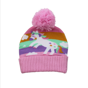 Knitted Unicorn Hat 1-3 Yrs