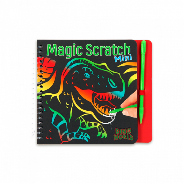 Dino World Scratch Book