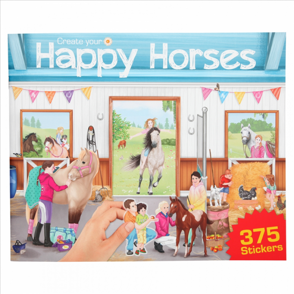 Create Happy Horses Colouring Book