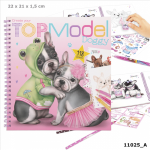 TOPModel Doggy Colouring Book