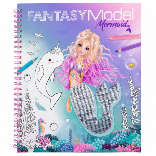 Fantasy Model Colouring Book