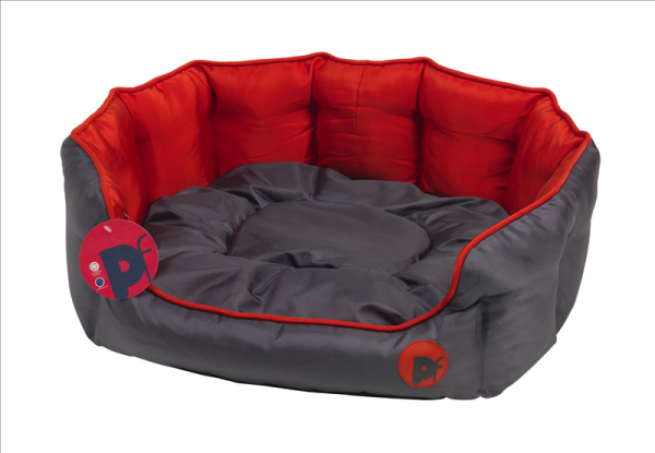 Oxford Oval Bed - Red Small