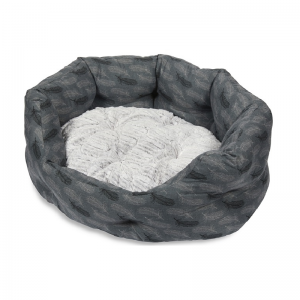 Feather Oval Dog Bed Large