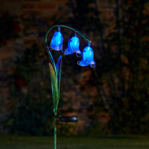 Bluebells Solar Flower Stake