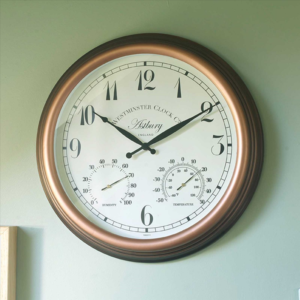 Astbury Clock & Th/meter 15"