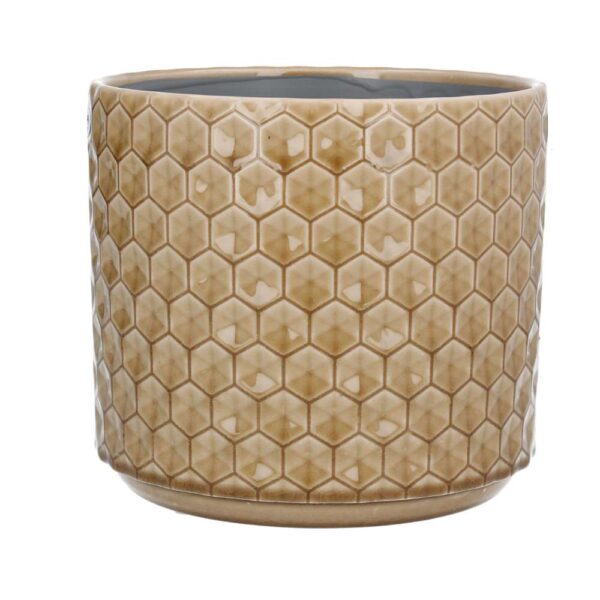 Sand Honeycomb Ceramic Pot