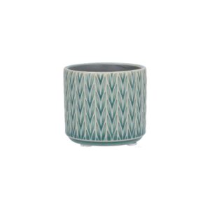 Blue Staghorn Ceramic Mini Pot