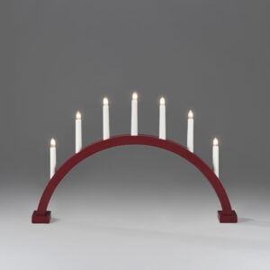 Candlestick Red, 7 bulbs