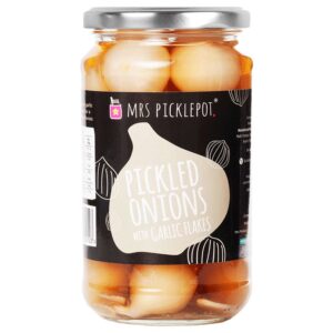 Pickled Onions With Garlic