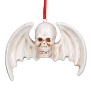 Ceramic Flying Skull