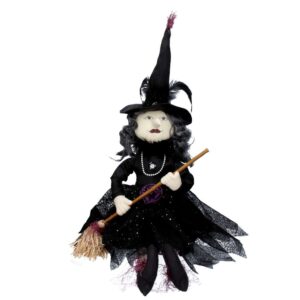 Fabric Witch Ornament