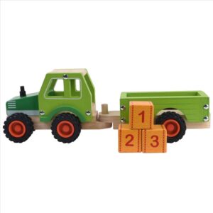 Tractor and Trailer (with bales)