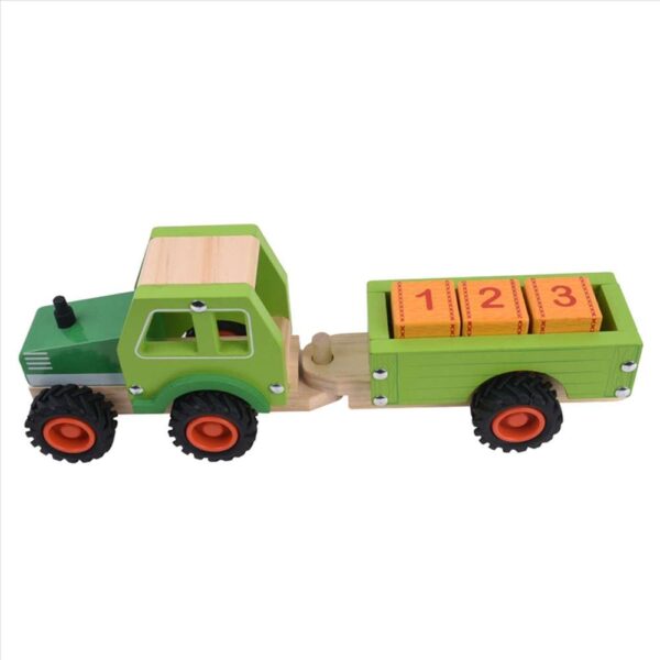 Tractor and Trailer (with bales)