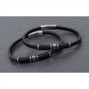 EQ Men Flat Leather Bracelet