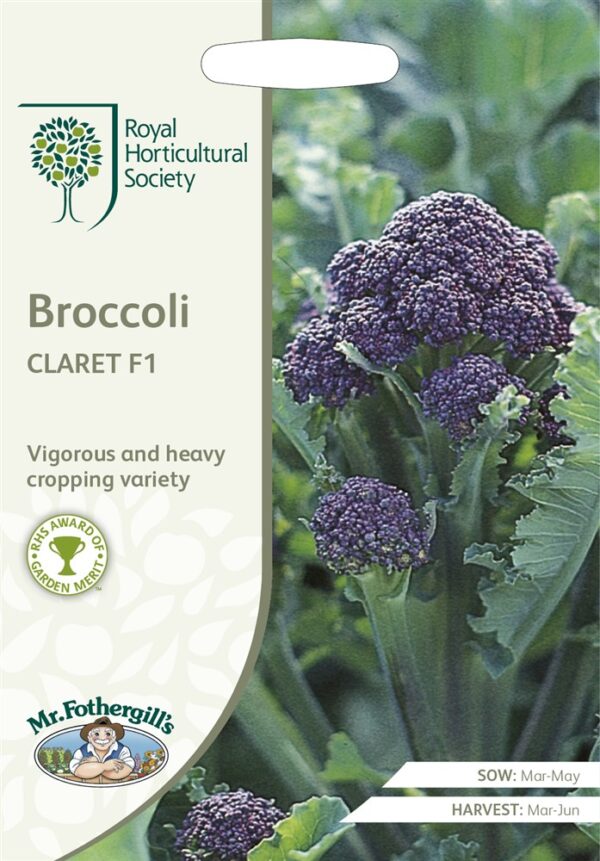RHS Broccoli Claret F1