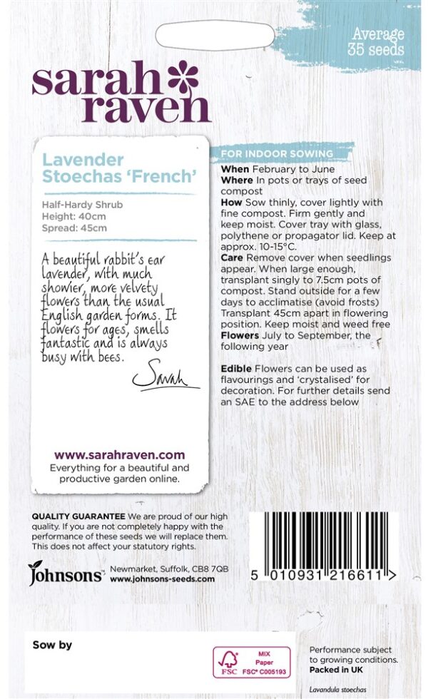 SR Lavender Stoechas French