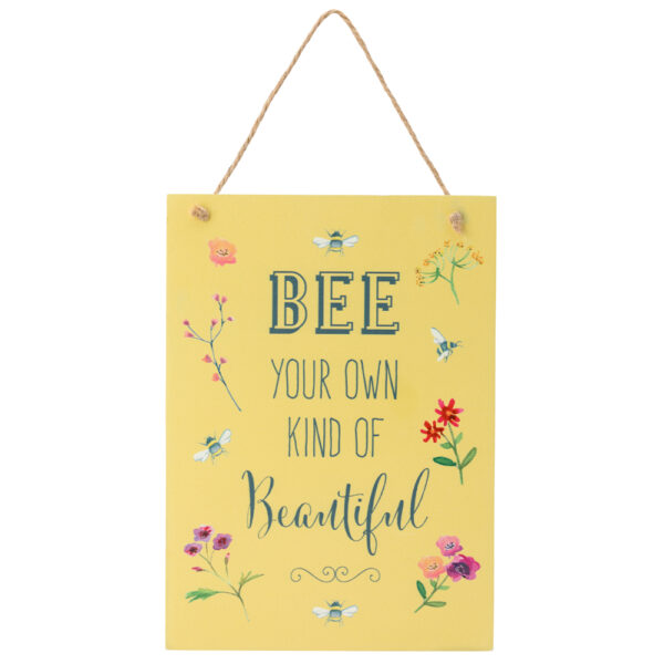 Bee Happy Beautiful Wall Plaque