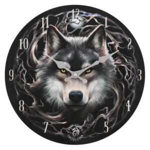 Night Forest Wall Clock