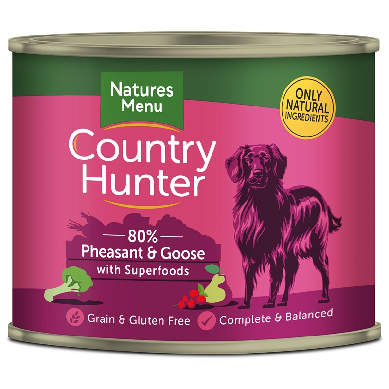 Pheasant & Goose Dog Can 600g