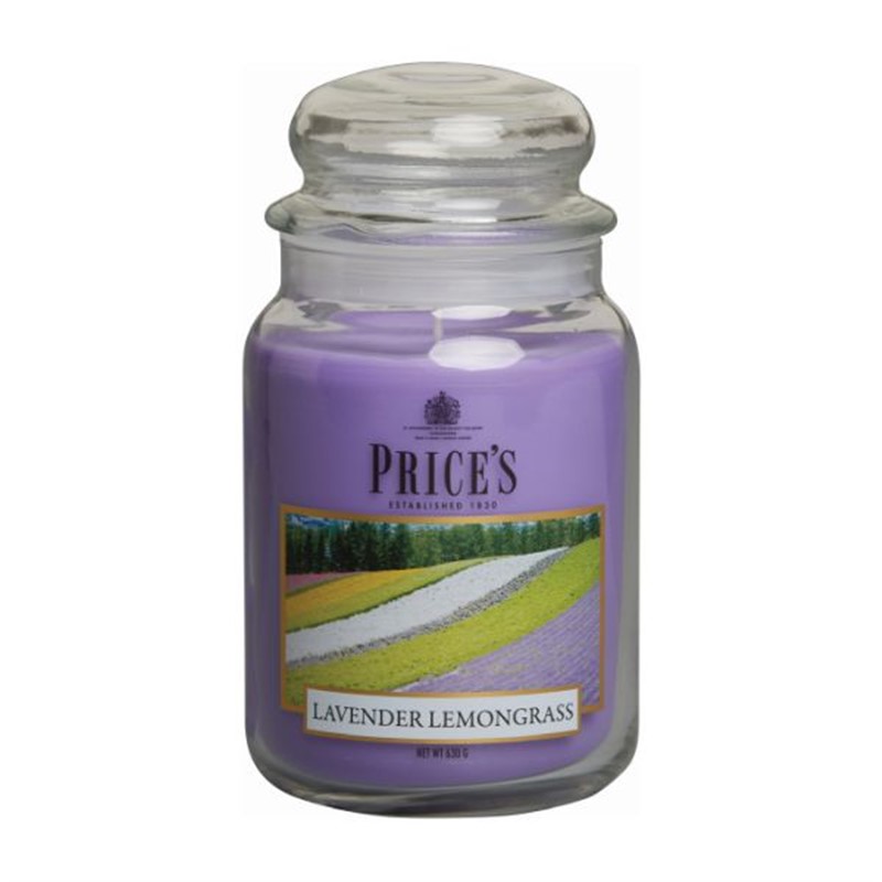 Large Jar Lavender & L/grass