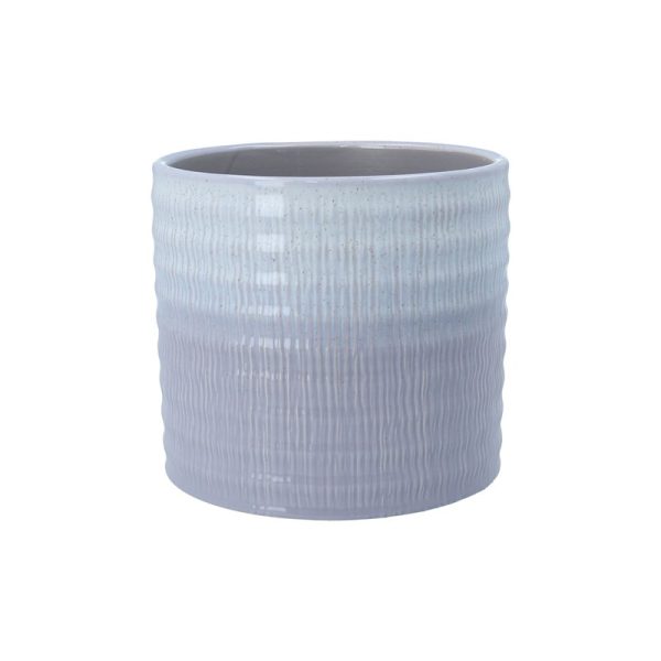 Lilac Ombre Stoneware Pot