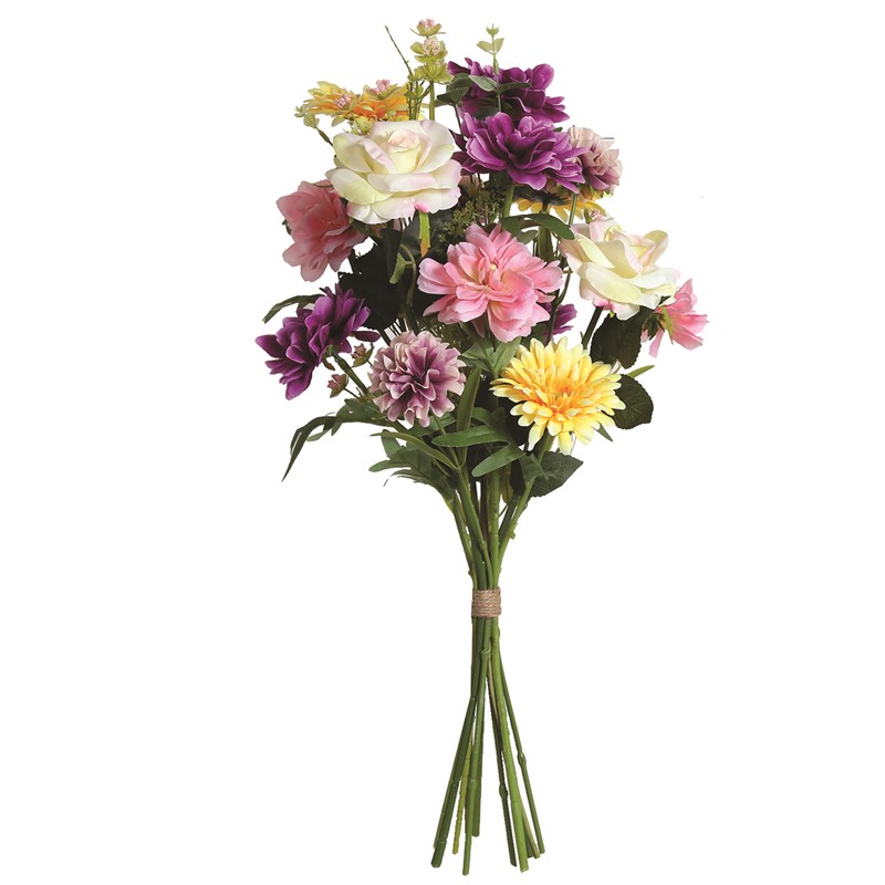 Geranium & Rose Bouquet 60cm