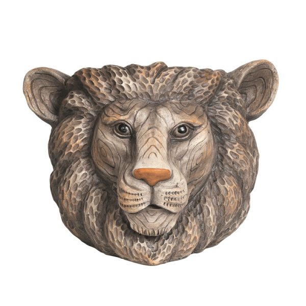 Lion Head Planter 28cm