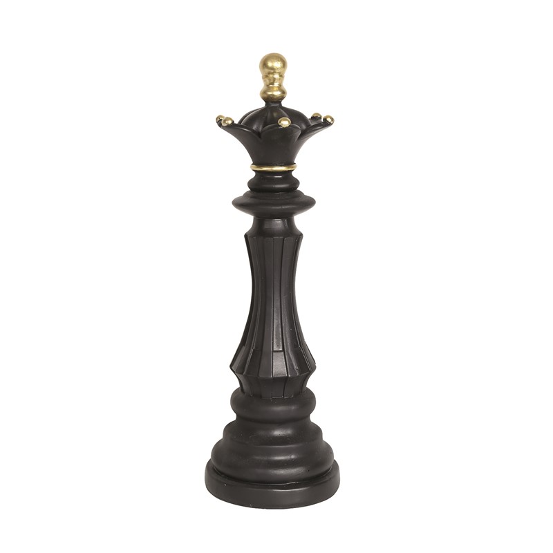 Queen Chess Piece 37cm Black