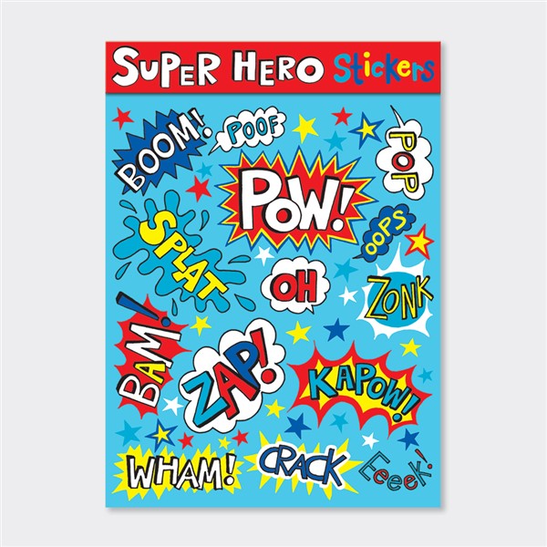 Super Hero Sticker Book