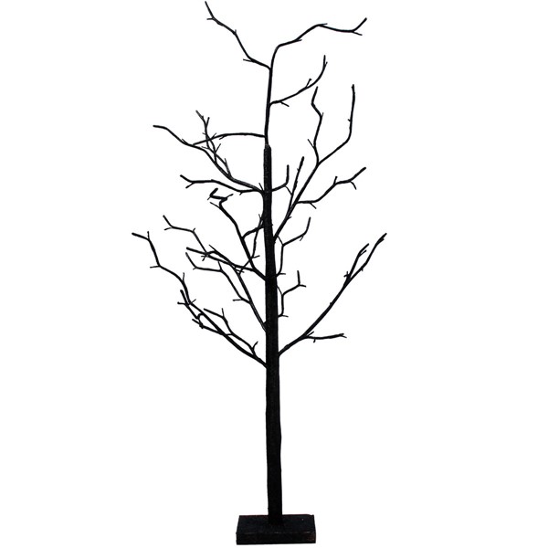 Black Glitter Twig Tree