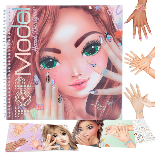 Create Your Hand-Design TOPModel Colouring Book