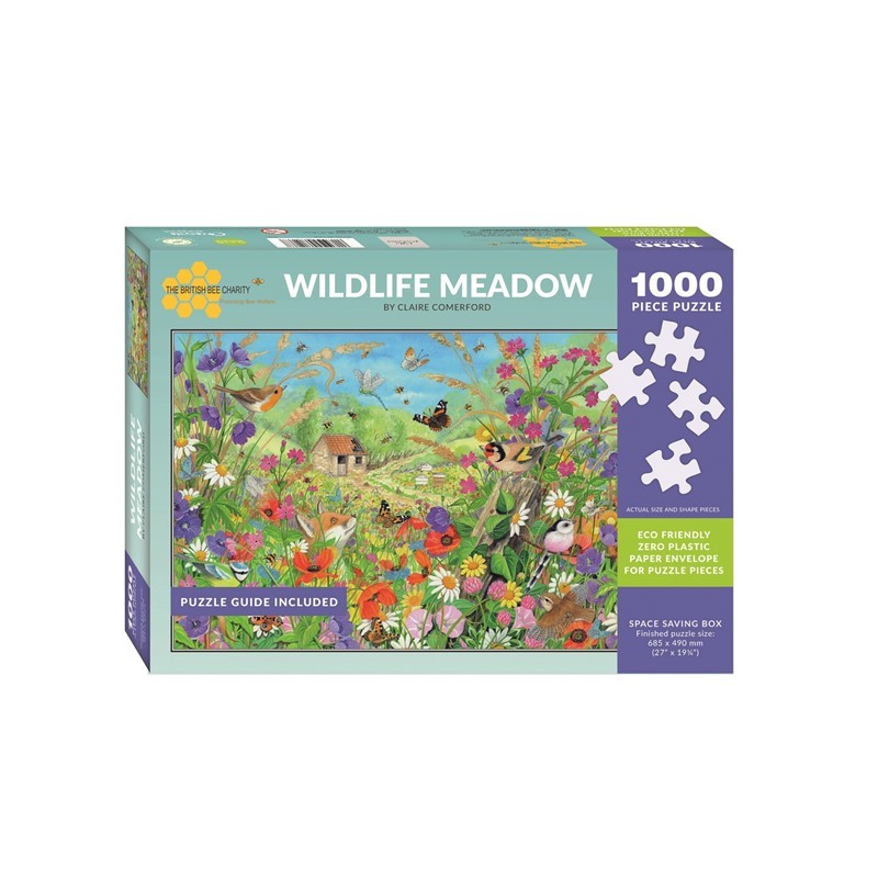 Jigsaw 1000 Piece - Wildlife Meadow (The British Bee Charity)
