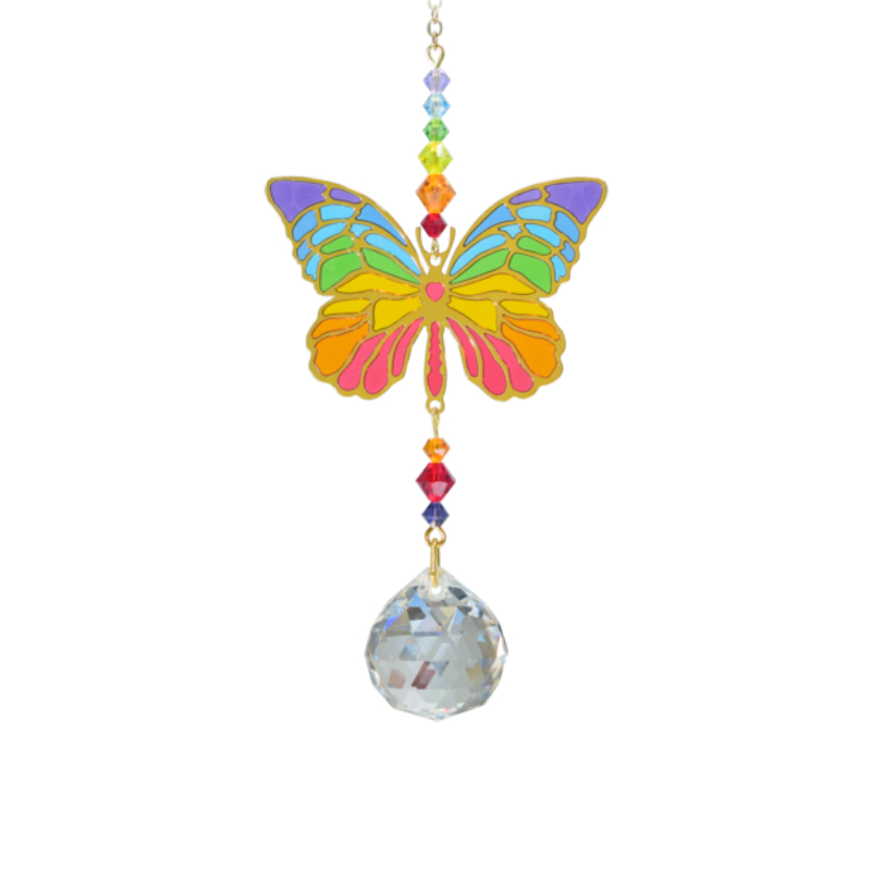 Crystal Dreams Butterfly Rainbow