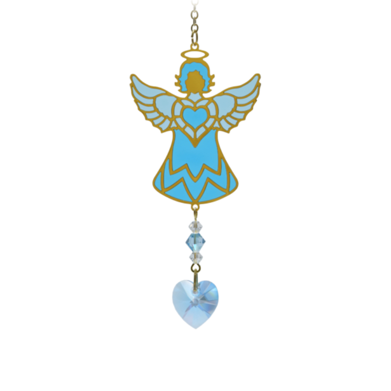 Birthstone Celestial Angel Aquamarine