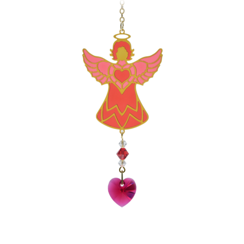 Birthstone Celestial Angel Ruby