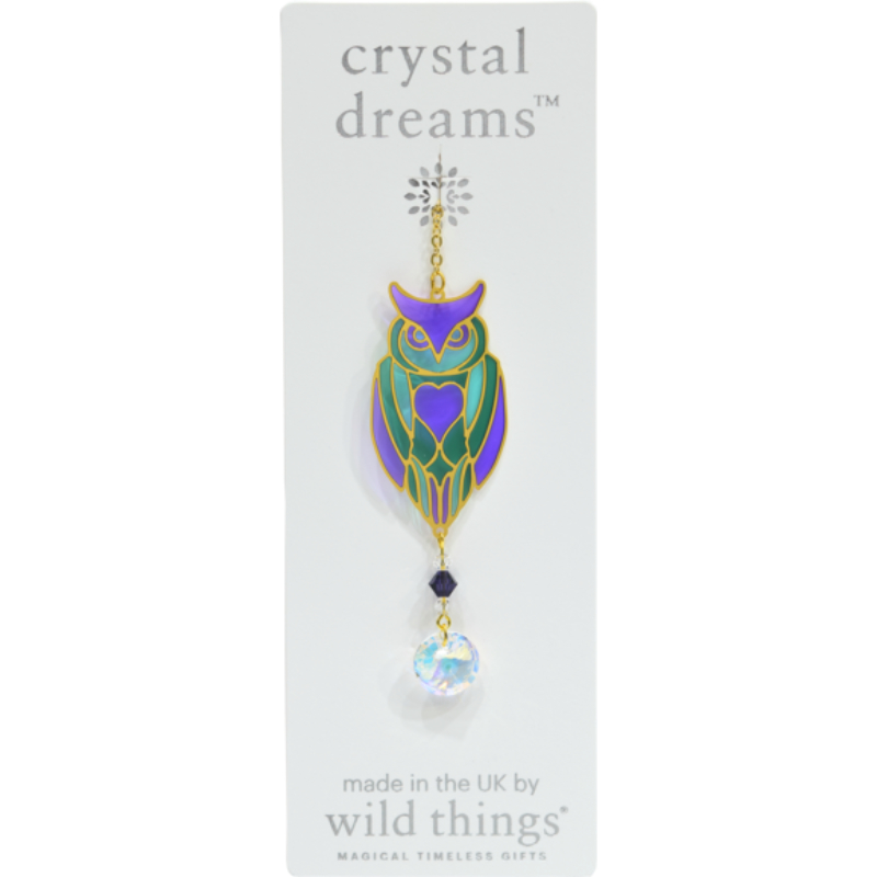 Crystal Dreams Owl Aurora