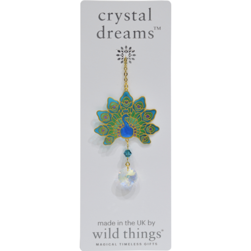 Crystal Dreams Peacock Teal