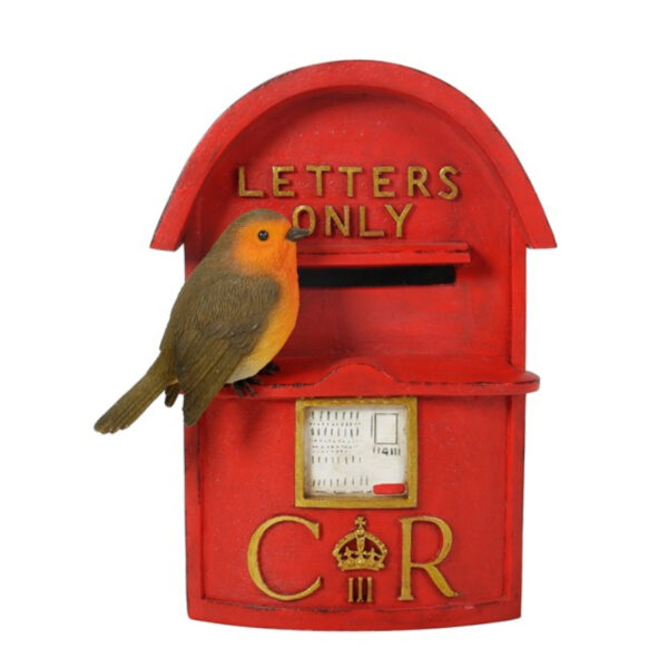 Letter Box Birdhouse with Robin