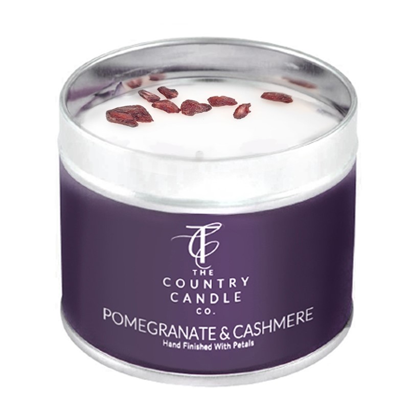 Pomegranate & Cashmere Tin Candle