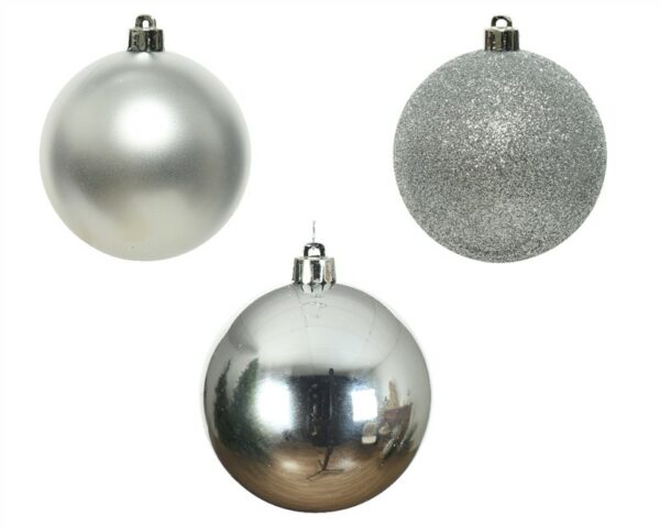 Bauble Tube - Silver 10 pieces