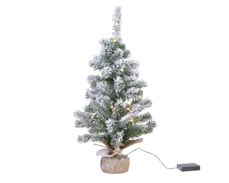 Imperial Mini Tree Snowy With Lights 60cm