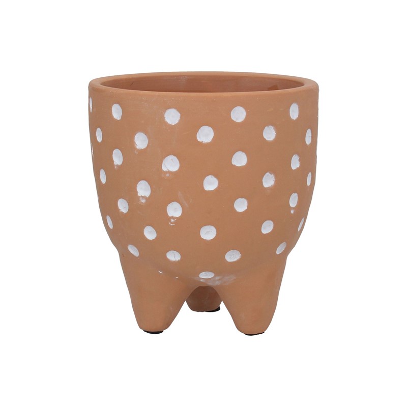 Spot Footed Terracotta Pot Cover
