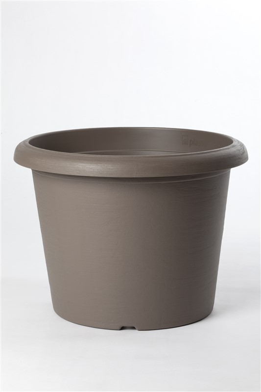 Cylinder Pot Latte 25cm